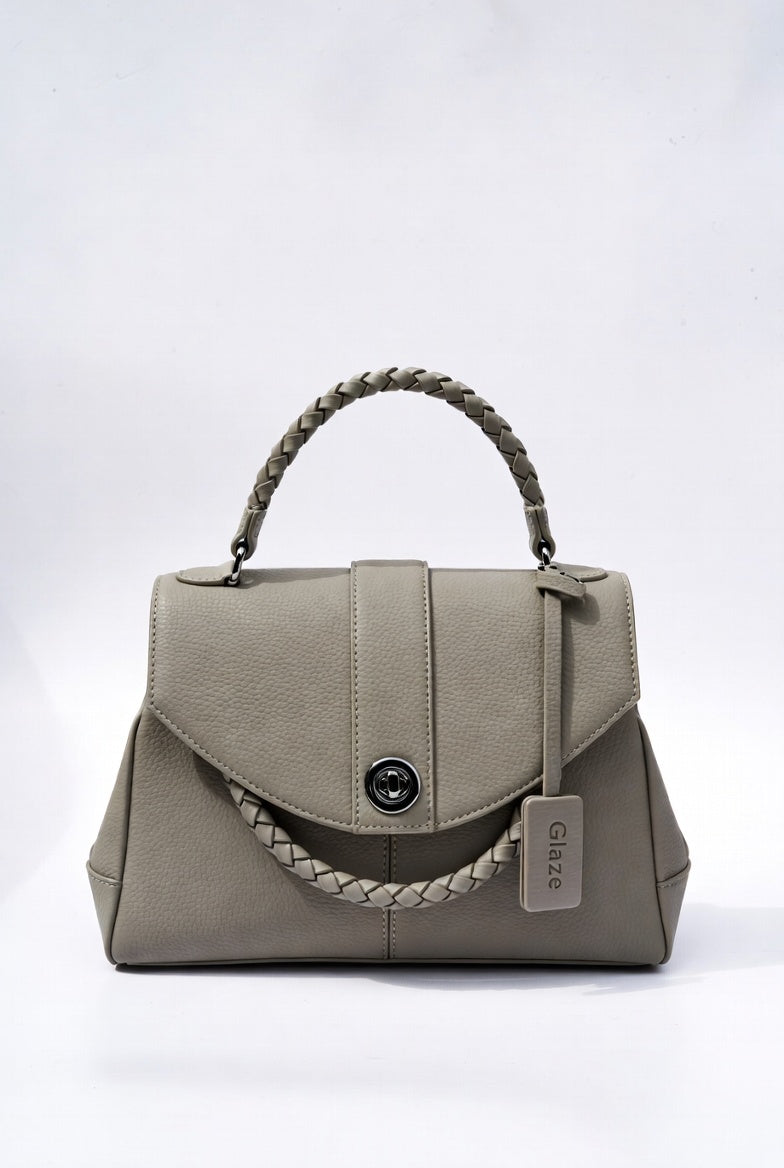 Glaze Braided Handle Taupe