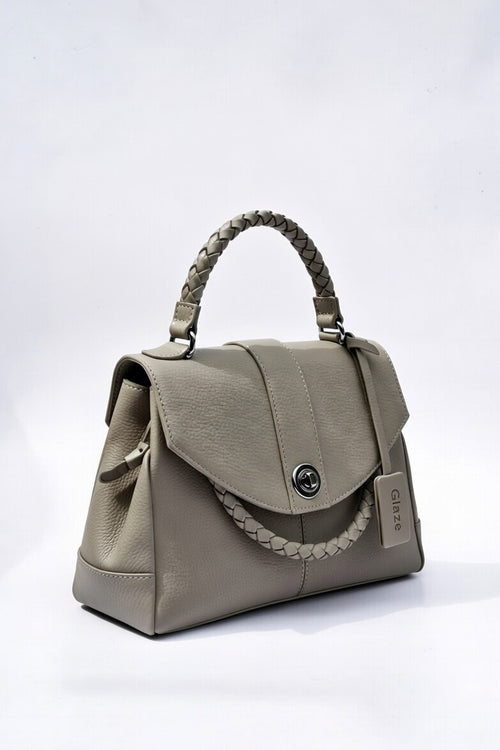 Glaze Braided Handle Taupe